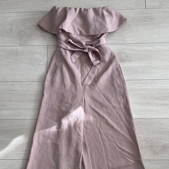 Aritzia Babaton Flutter Jumpsuit Strapless - Picture 3 of 8